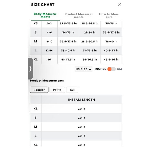 Halara High Waisted Straight Leg Sz Small Tall Womens Green Button Multi Pockets - Picture 4 of 14